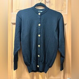 Vintage Ballantyne | Merino 2000 100% Pure Merino New Wool Cardigan | Black | S